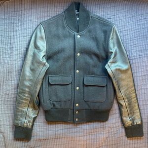 Schott NYC Black Bomber Jacket